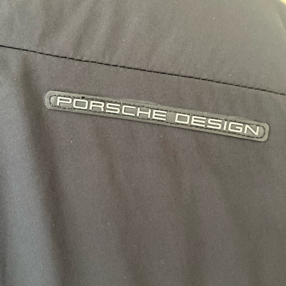 Porsche Design Jacket in black color.